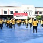 Olahraga Bersama Polres Karanganyar